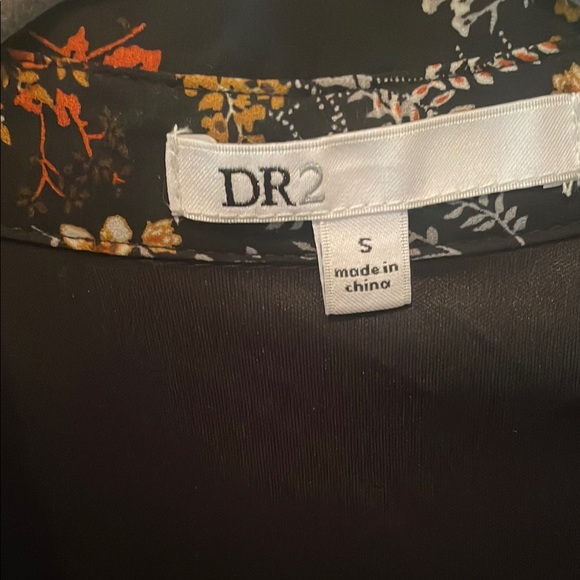 DR2 Black Shirt Dress with Tie Waist - Picture 2 of 8